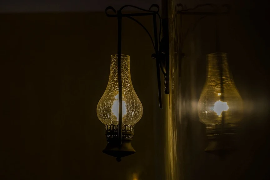 Candlelit lanterns at Hands of Brama VIP Spa, Kiwatule